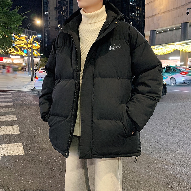 耐克顿男款春秋冬季纯色羽绒棉服