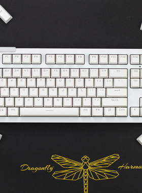 机械键盘键帽108/104/87键帽ABS透光键帽RK高斯 filco 鸭子字透