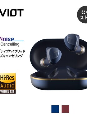 日本代购 AVIOT TE-W1 Hi-Res认证LDAC主动降噪入耳式真无线耳机