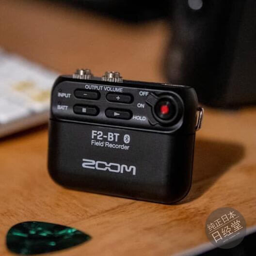 包关税 ZOOM F2-BT\F2-B 领夹式麦克风采访胸麦降噪录音机录音笔