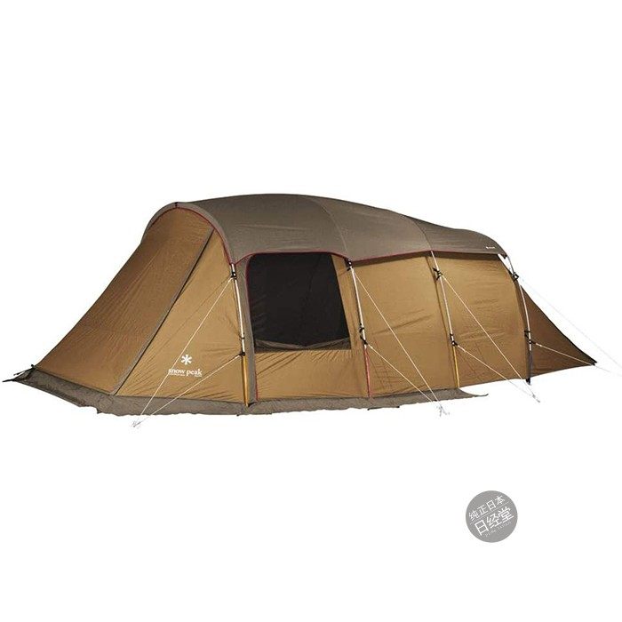 snow peak雪峰户外露营帐篷户外野营 加厚1室1厅拱形客厅帐tp-880