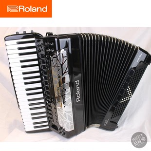 黑色 罗兰 电子手风琴 Roland 巴扬式 8XB 键盘式