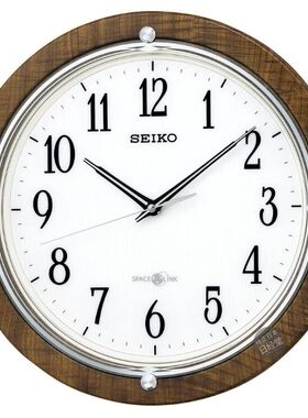 精工SEIKO时钟电波挂钟世界自动
