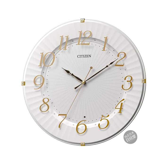 日本rhythm 挂钟电波 连续扫描 客厅挂钟8my537