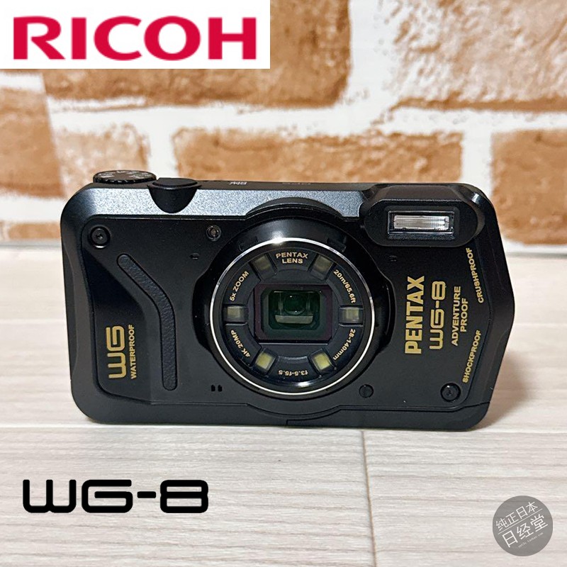 日本 PENTAX WG-8三防卡片机防尘防震防寒 -10℃高清数码相机
