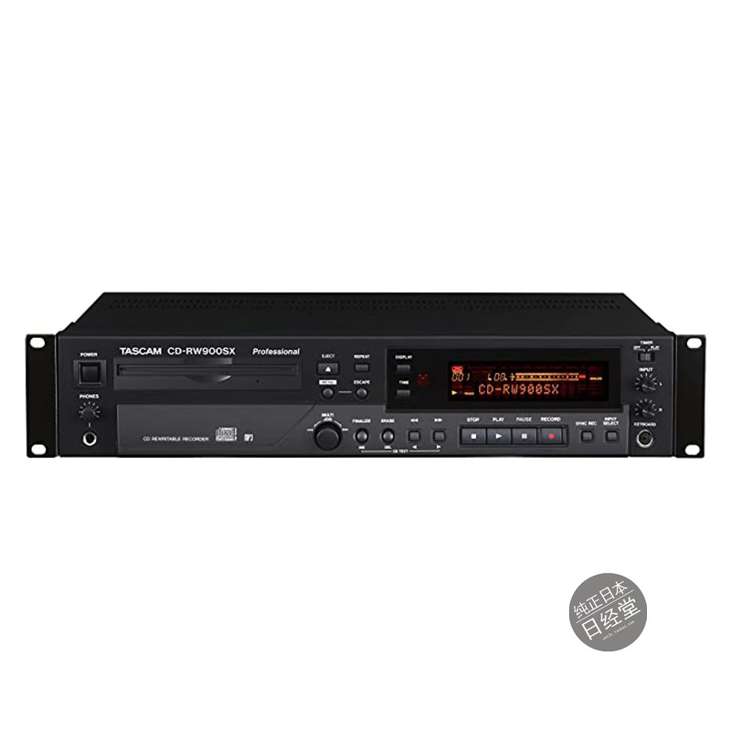 日本代购 TASCAM CD-RW900SX商用CD刻录机/播放器