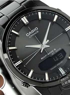 日本代购卡西欧蓝宝石光动能6局电波手表男表LCW-M170D-1AJF