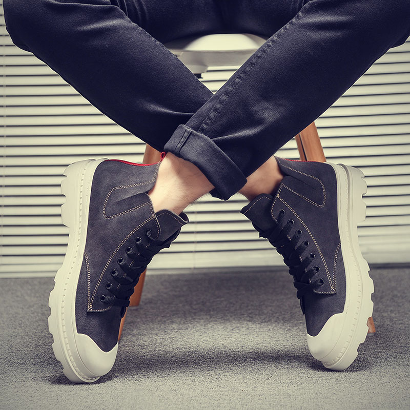 中帮马丁靴冬季男潮短靴高帮男靴子雪地靴皮靴沙漠靴加绒保暖棉鞋|msdalam kategori Kasut lelaki popular, but - dari Buy2taobao.com untuk memberikan perkhidmatan ejen Taobao profesional membeli