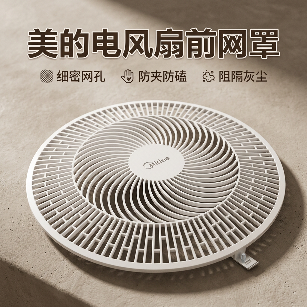 美的电风扇FGAU40D SAD35EC SAE35CA SAH35BSJ FSA35TBZ前网罩 - 实物图