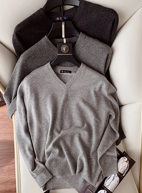 百 山 羊  绒！男士商务休闲针织毛衣！之前出货400+剩下100多件