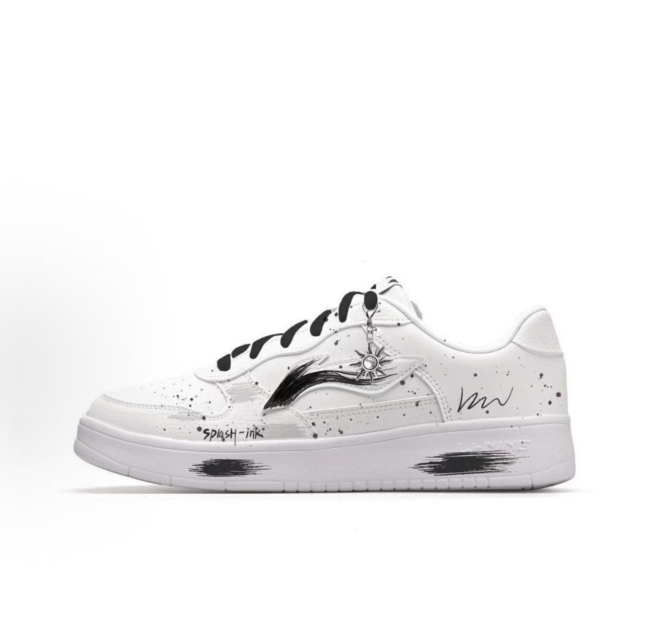 【定制球鞋】LiNing李宁 浮舟休闲百搭涂鸦耐磨透气 低帮板鞋男款,运动鞋new,板鞋,淘宝优惠券,粉丝福利购,淘宝优惠卷