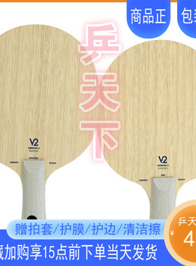 STIGA斯蒂卡V2底板5五层纯木ENERGY进口WOOD专业级EG升级乒乓球拍