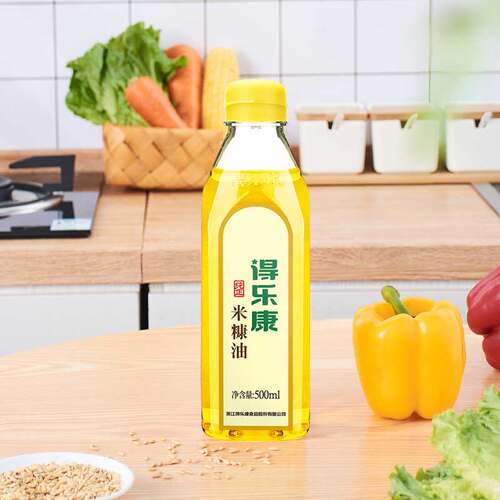 得乐康纯正米糠油500ml小瓶装