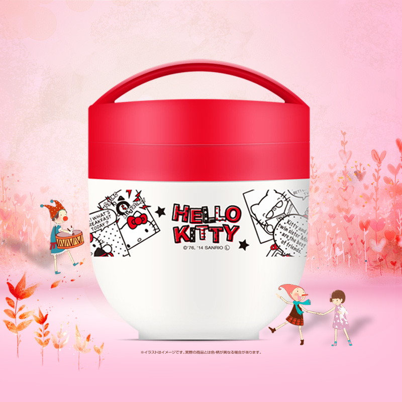 skater日式学生保温饭盒