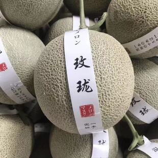 冰淇淋网纹瓜蜜瓜玫珑瓜哈密瓜新鲜水果静冈甜瓜礼盒海南