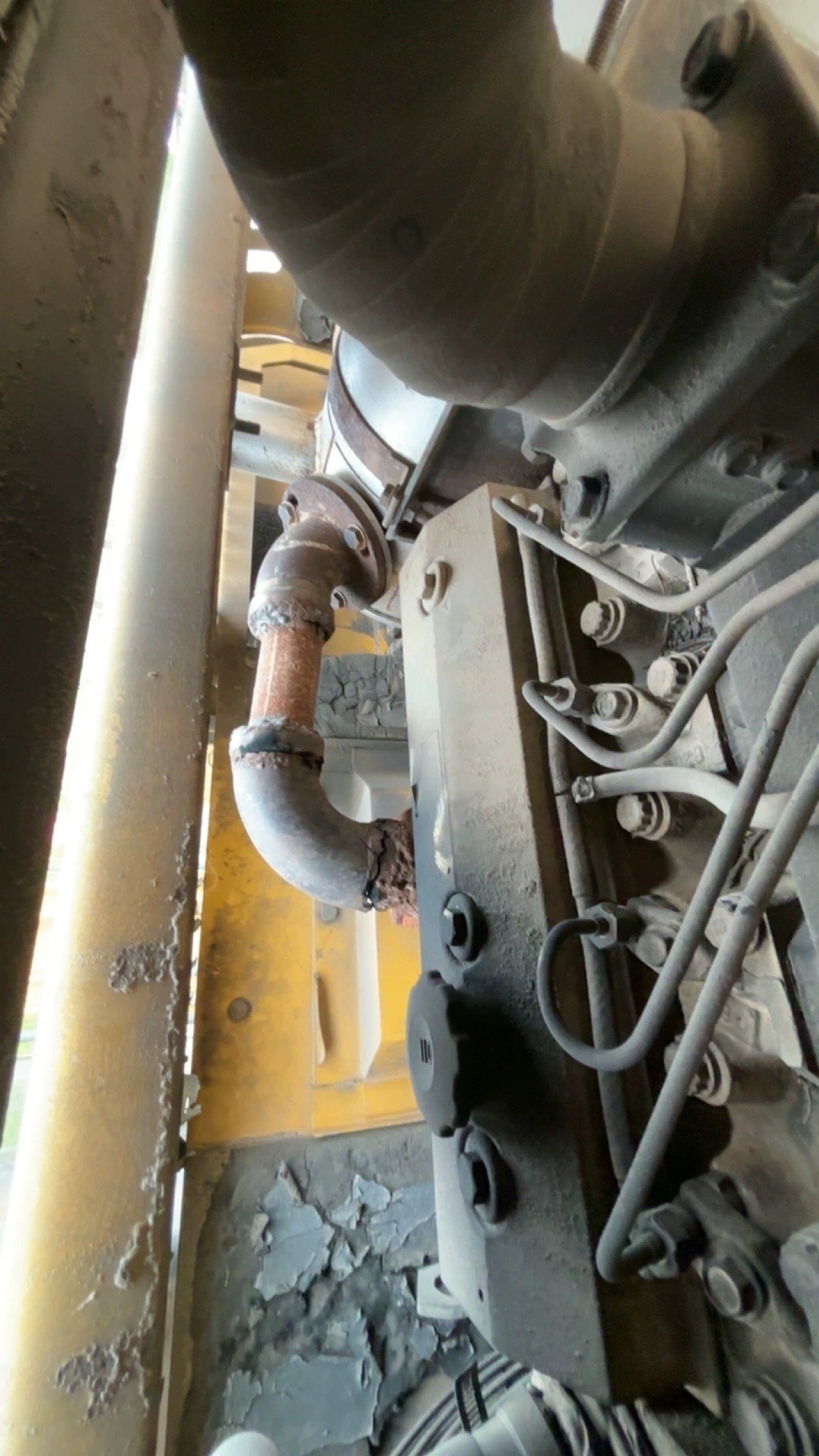 挖掘机配件山重JCM907D消声器排气管消音器增压器接管波纹管