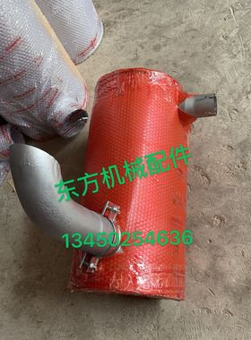 挖掘机配件卡特E320D/E323D消声器排气管消音器直喷电喷C6.4