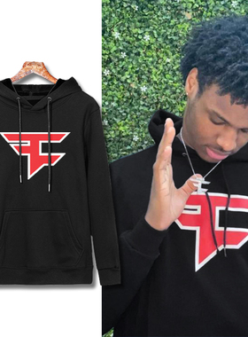 布朗尼同款 Faze Clan战队连帽卫衣新款队服加绒帽衫csgo游戏niko
