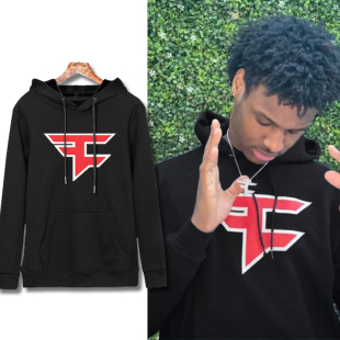 队服加绒帽衫 Clan战队连帽卫衣新款 csgo游戏niko Faze 布朗尼同款