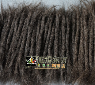 传统真人头发直发雷鬼头脏辫human straigh hair dreadlock rasta