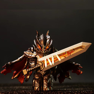 中古世纪烙印战士龙格斯盔甲机甲积木剑风传奇手办人仔模型玩具