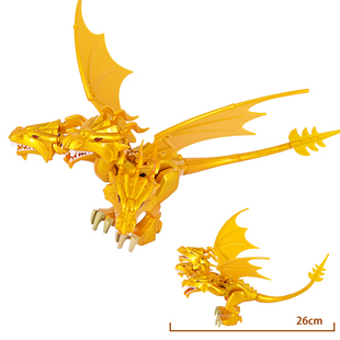 益智拼图电影超级哥斯拉王者基多拉大猩猩怪兽拼装玩具积木小人仔