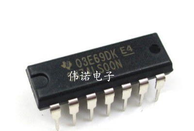 SN74LS00N HD74LS00P 74LS00 直插DIP-14 2输入端四与非门 可直拍