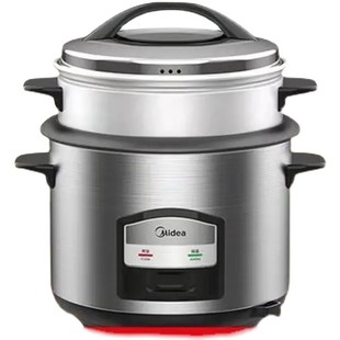 美的 多功能机械式保温电饭煲带蒸笼电饭锅4.5L5.5L6L大容量家用