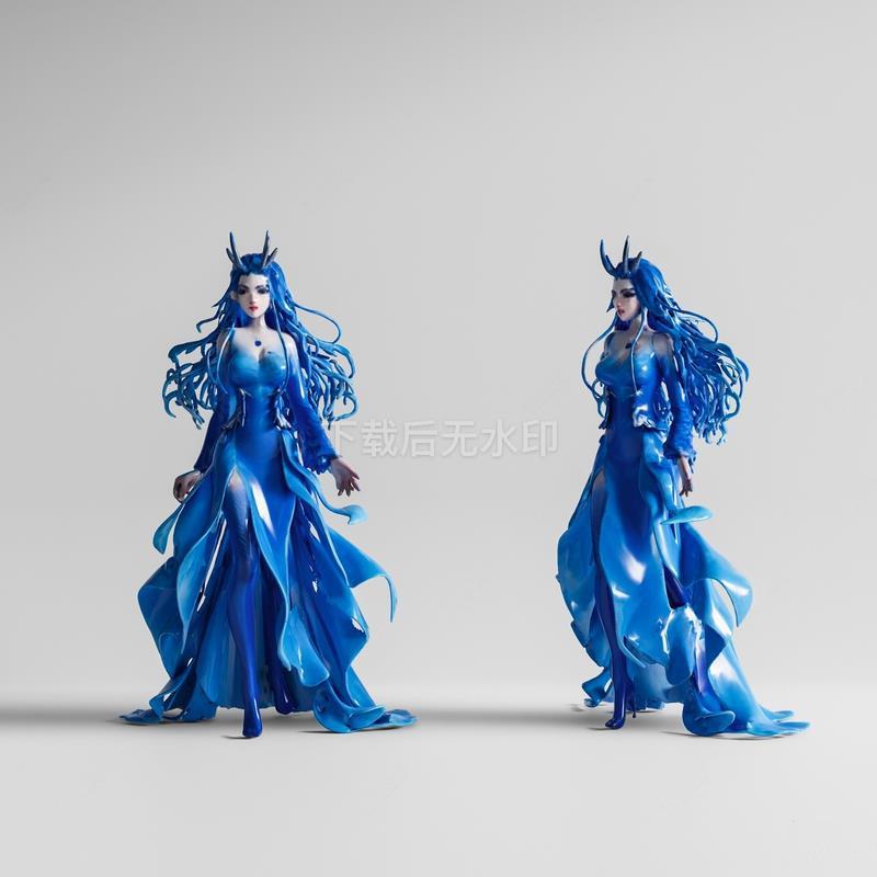 草图大师 SU模型 现代雕塑摆件敖润哪吒哪吒之魔童闹海手办