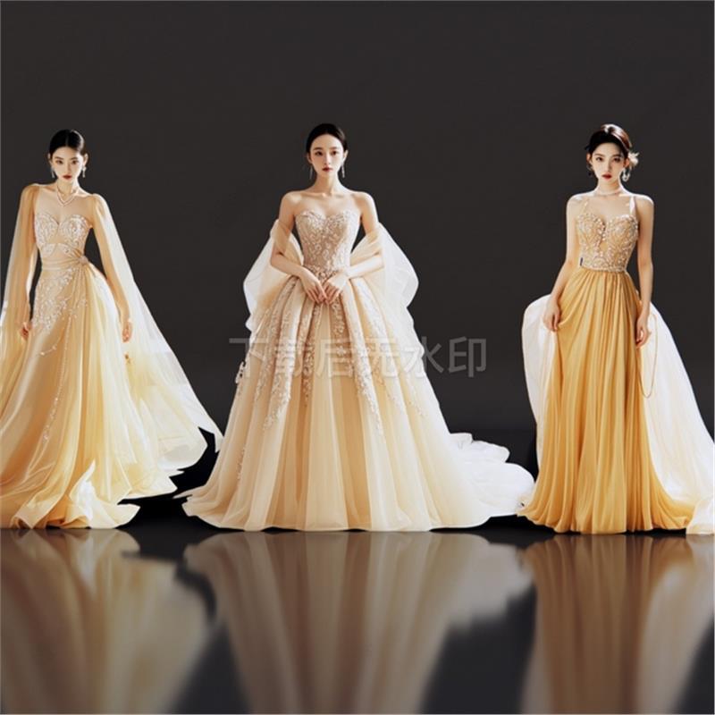 现代T台女人 2D模特 美女 T台走秀女生 人物 女士草图大师SU模型