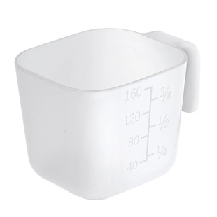 160ml量米杯配件配套烘焙量杯狗粮杯带把手刻度两用杂粮超市杂粮L