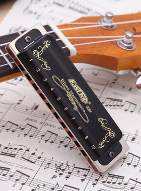 EASTTOP东方鼎T008K蓝调初学布鲁斯十孔口琴入门10孔琴专业演奏款