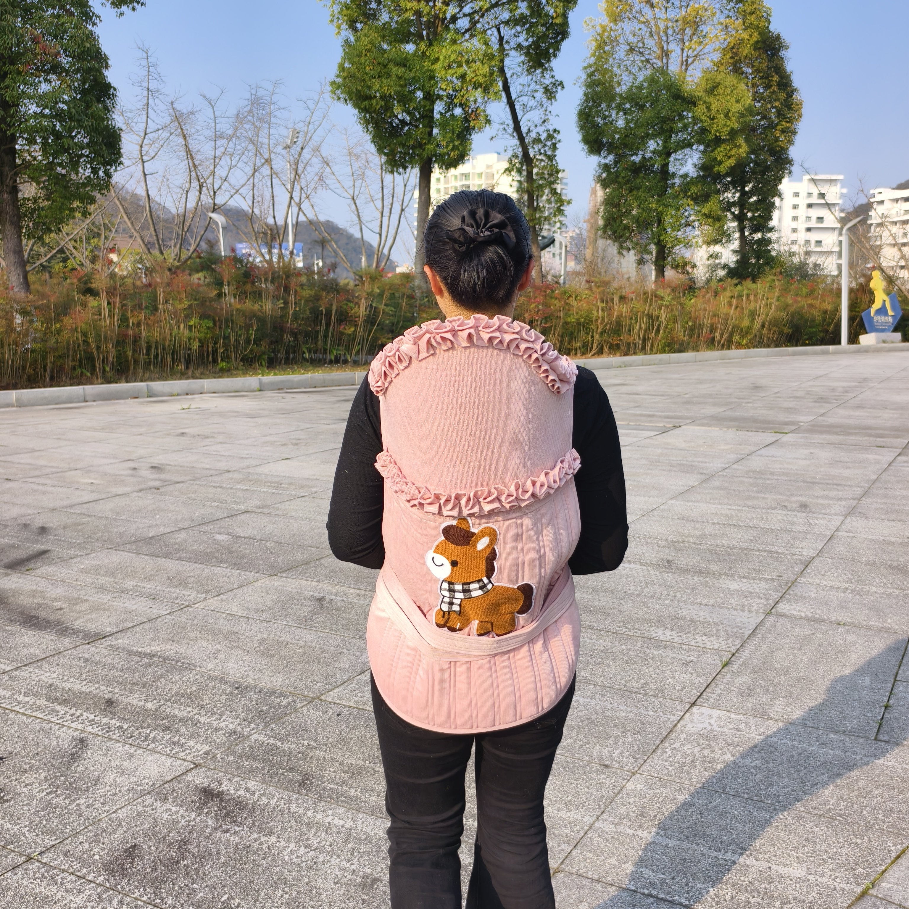 云贵川前后式老式传统荷包绣花背扇背带婴儿妈妈出门四季秋冬小孩