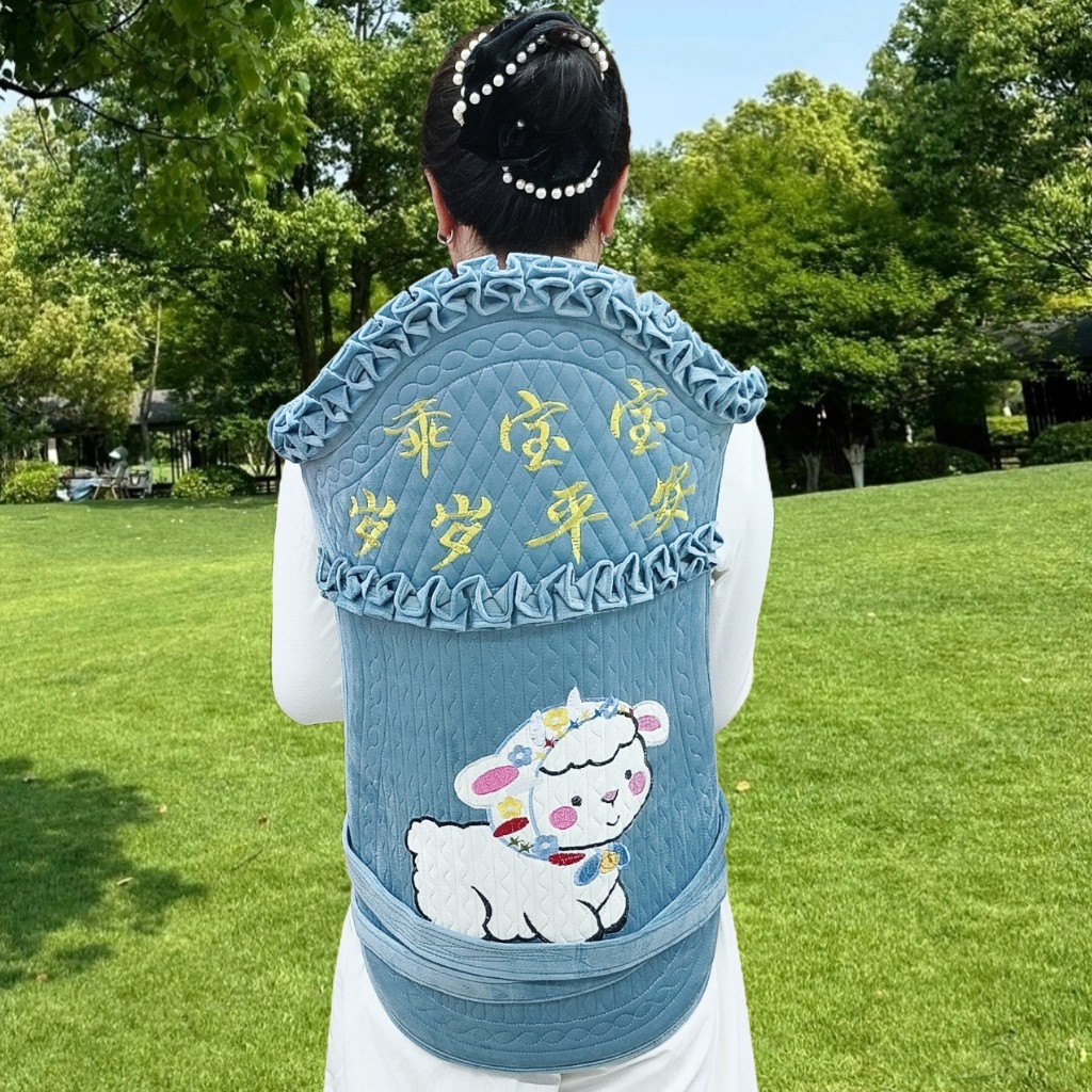 贵州背小孩的背带婴儿背扇老式传背带/背袋