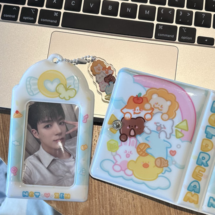 原创nctdream卡包nctdream卡套亮面地租卡包地租卡套学生拍立得卡