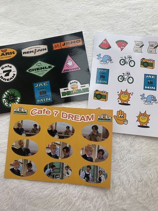 饭制NCT dream Cafe 7 Dream SET nctdream贴纸