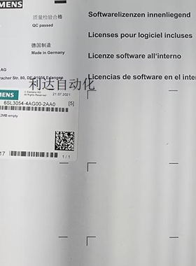 【议价】6SL3054-4AG00-2AA0 SINAMICS 512MB SD卡 议价
