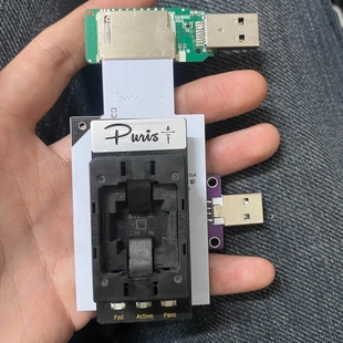 【议价】emmc编程座全字库读写工具 EMMC153专用紫色板可