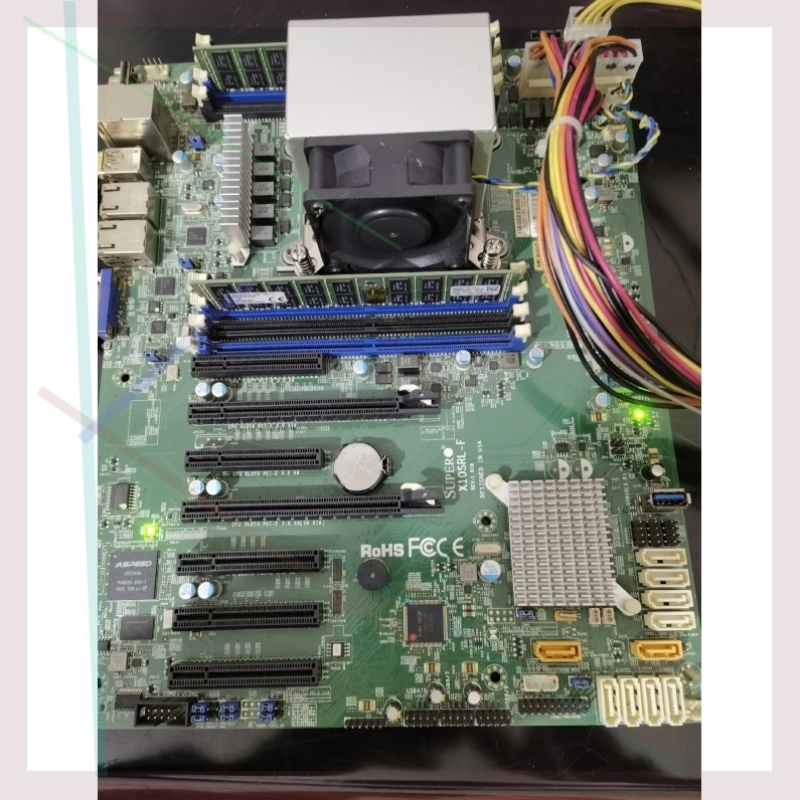 【议价】X10SRL-F单路服务器主板X99成色如图