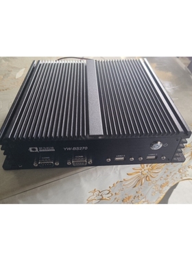 【议价】研为科技无风扇12V工控机,YW-BS270.成色如图黑色外
