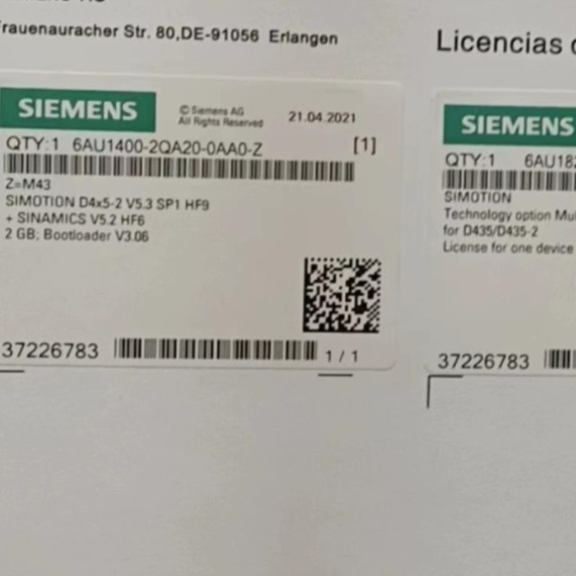 【议价】正品卡6FC5650-3YG21-5YA0-ZZ=A04+MG2+M07+M32+M41+M42+