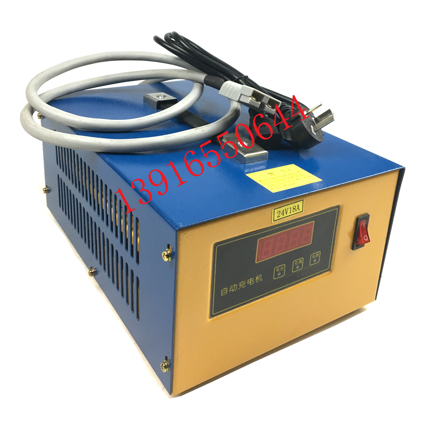 12V10A15A/18A/20A充电器鼎丰DF-AM汉姆半电动堆高车电动叉车充电