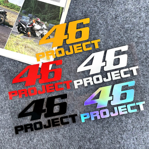 46号赛车手罗西反光警示车贴