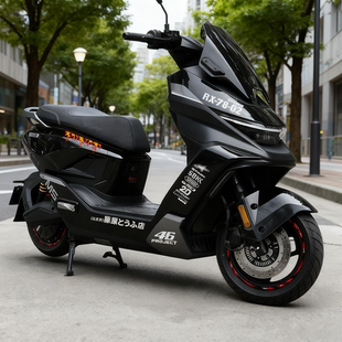 适用九号 M5 M95C赞助商反光贴纸改装贴纸装饰轮毂贴配件拉花贴