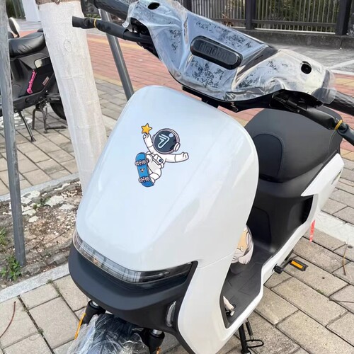 适用九号电动车贴纸车头创意车贴