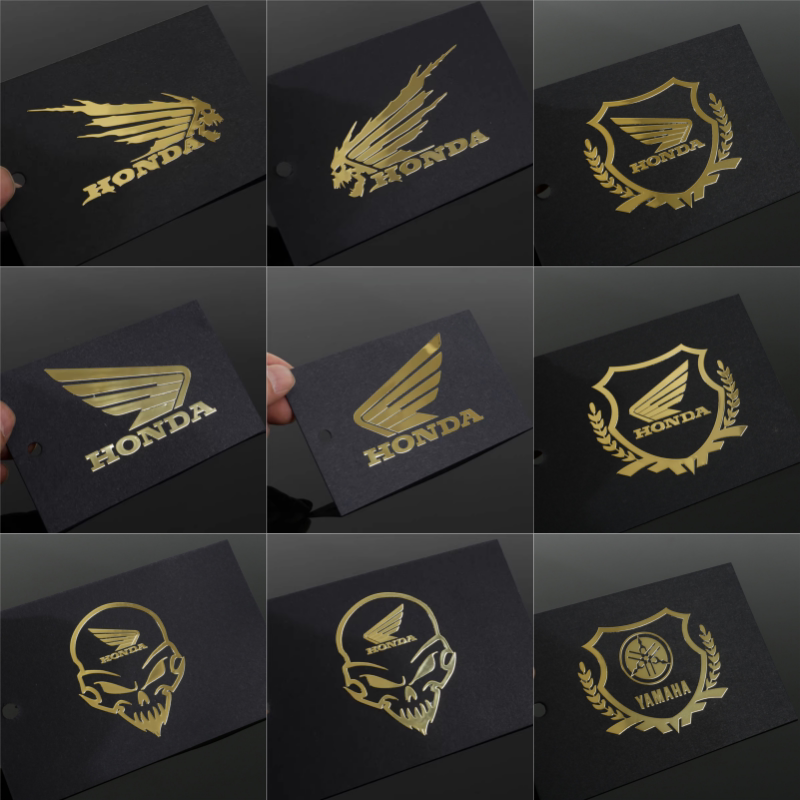 摩托车金属标车贴适用本田honda雅马哈yamaha车队logo装饰铝贴纸