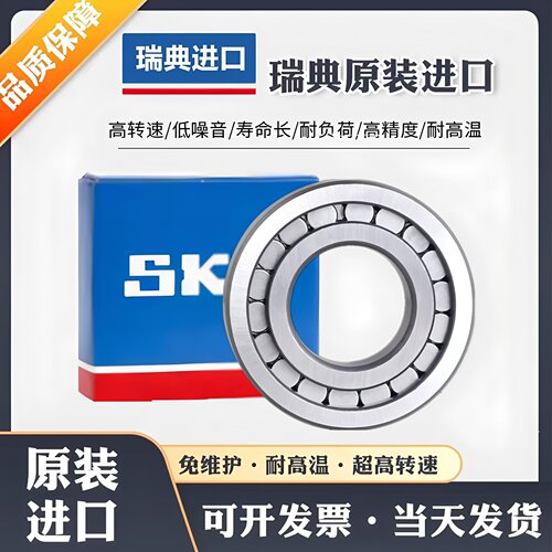 瑞典进口SKF圆柱滚子轴承NCF202 203 204 205 206 207 208 209 V