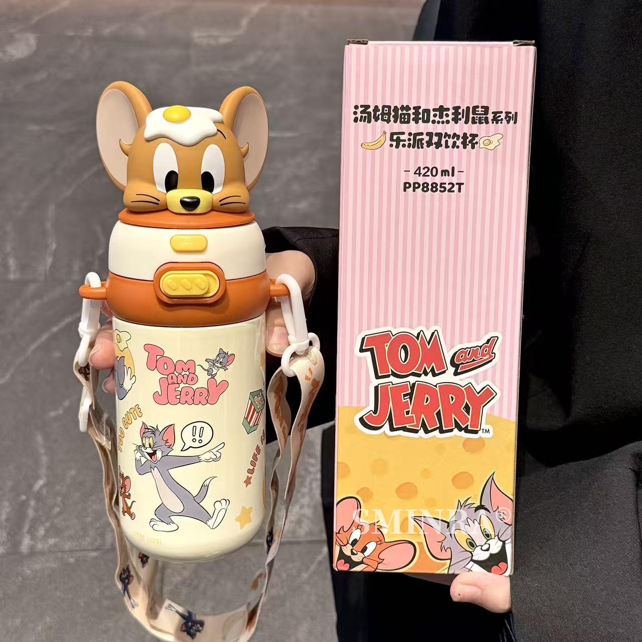 猫和老鼠保温杯可爱儿童双饮水杯
