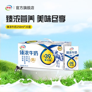 伊利官方旗舰店臻浓牛奶20盒 学生营养早餐牛奶节日送礼 箱正品
