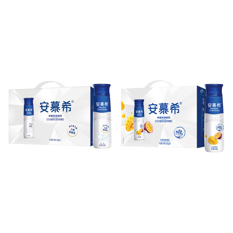 伊利安慕希高端原味/芒果百香果酸奶10瓶百补【3月】
